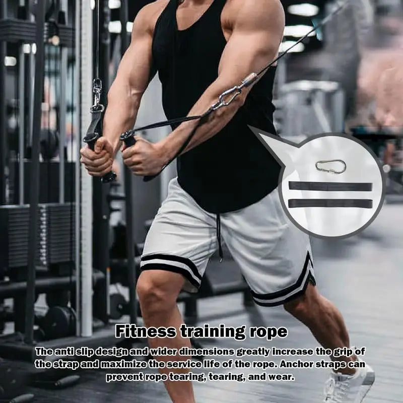 Fitness Battle Rope Widened Exercise Station Strap Rope Holder Fitness Strap Kit Tension Rope Fitness Equipment Fitness Training