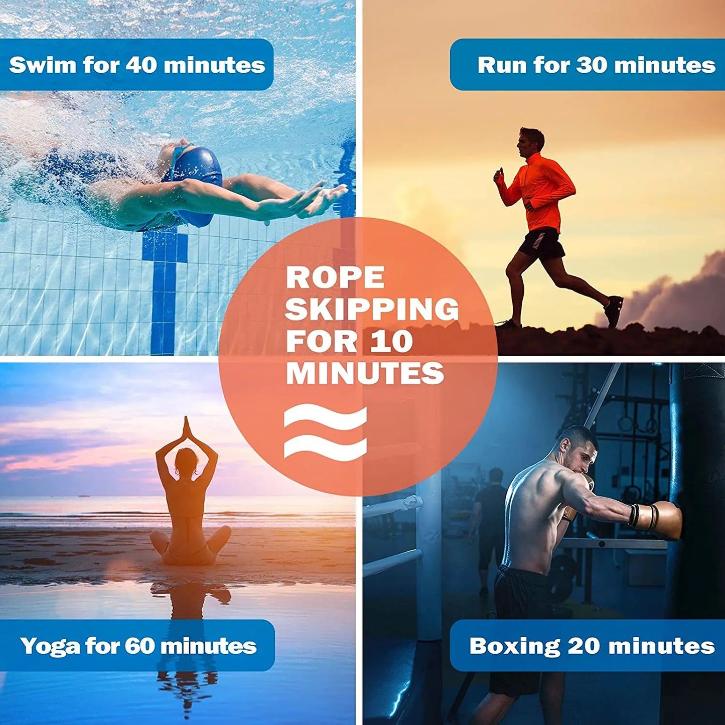 hotsale gym heavy boxing battle muay thai jump rope with high quality