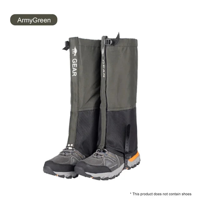 Waterproof Leg Gaiters for Hiking Snake Hunting Climbing Camping Tourist Foot Cover