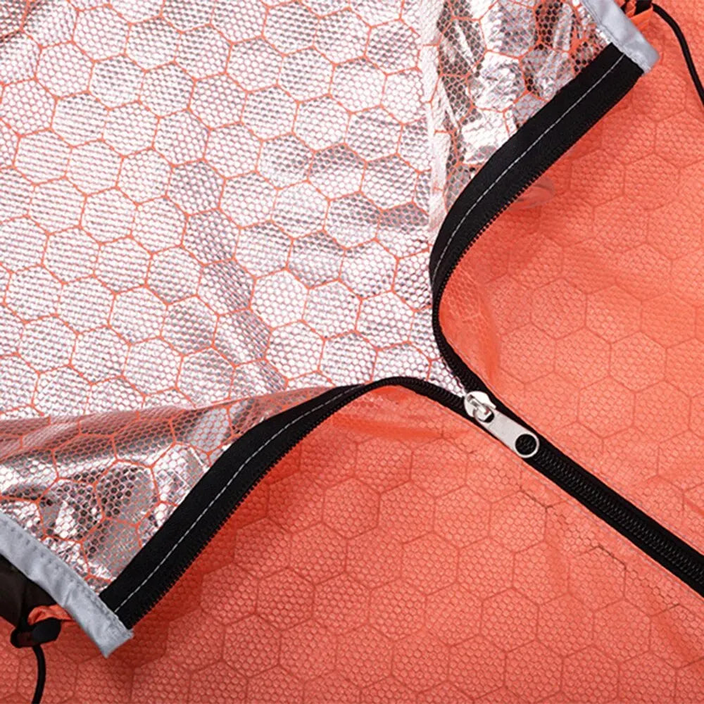 TOMSHOO Emergency Sleeping Bag Lightweight Waterproof Heat Reflective Thermal Sleeping Bag Survival Gear for Outdoor Adventure