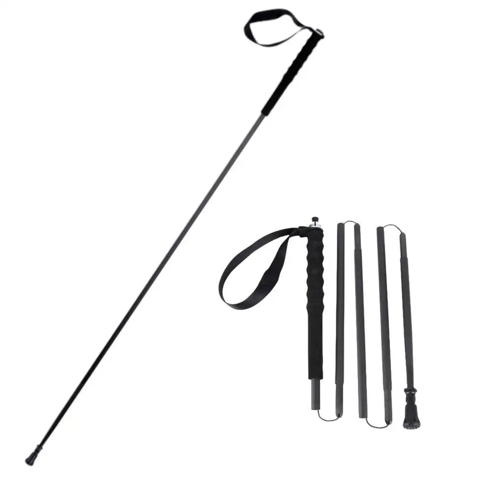 Ultra Light Trekking Pole Carbon Folding Hiking Stick Collapsible Hiking Poles 115G Trekking Stick Walking Poles Walk