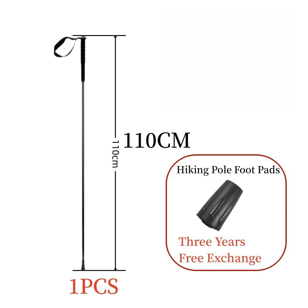 Ultra Light Trekking Pole Carbon Folding Hiking Stick Collapsible Hiking Poles 115G Trekking Stick Walking Poles Walk