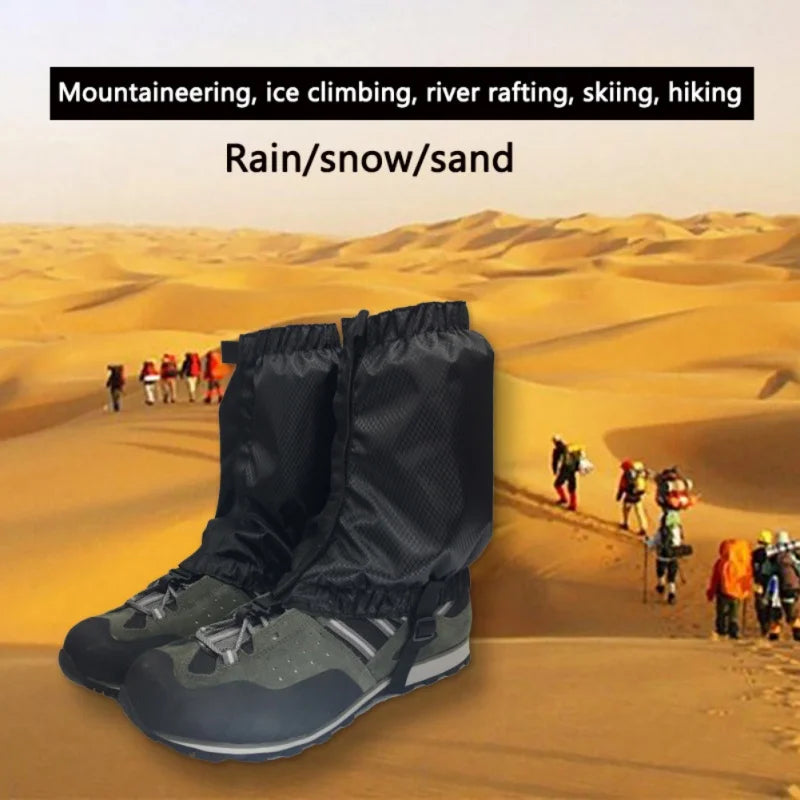 Unisex Waterproof Leg Covers Legging Gaiter Climbing Camping Hiking Ski Boot Travel Shoe Snow Gaiters Legs Protection