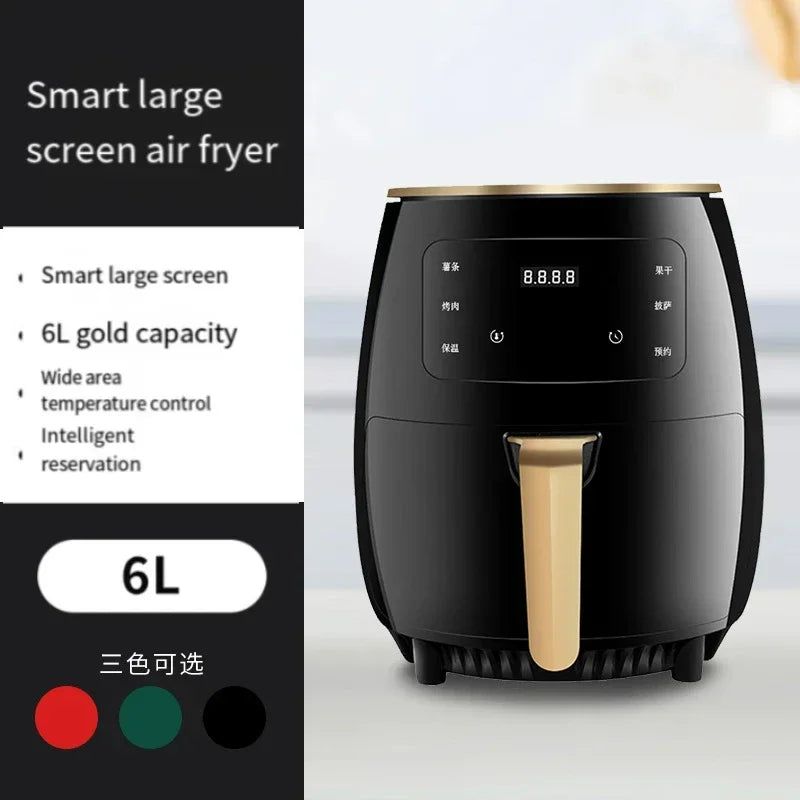 New Air Fryer Household Large Capacity French Fry Machine Multifunctional Electric Fryer