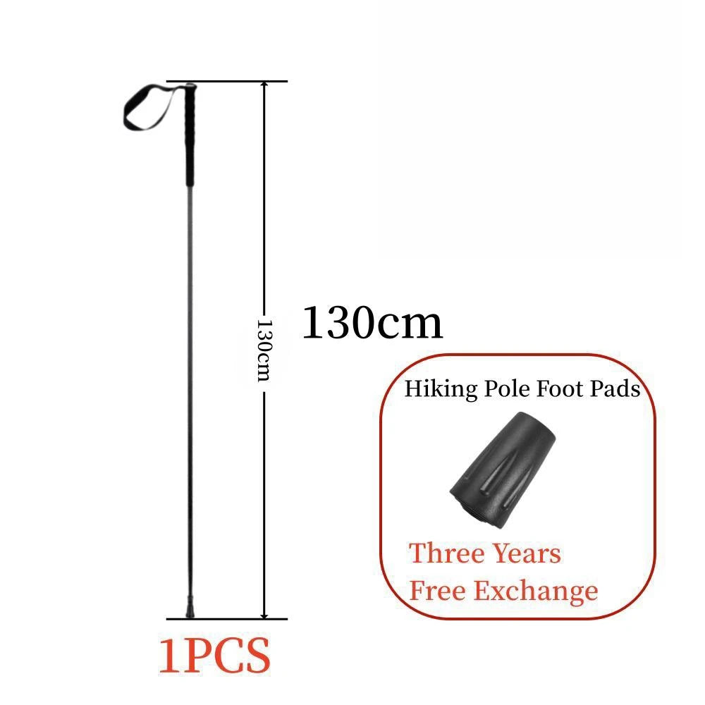 Ultra Light Trekking Pole Carbon Folding Hiking Stick Collapsible Hiking Poles 115G Trekking Stick Walking Poles Walk