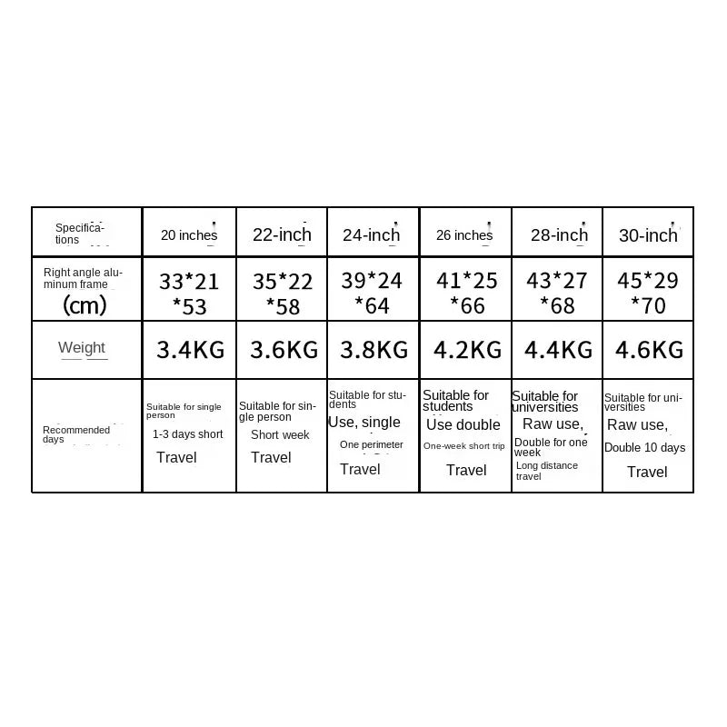 New Fashion 28/30 inch Suitcase Large Size Aluminium Frame Charging Luggage 20 inch Cabin Trip Travel Bags with Cup Holder