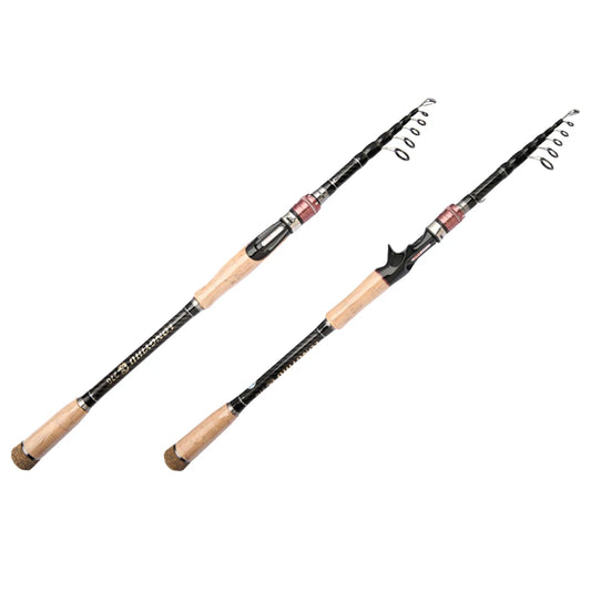 Telescopic Fishing Rod Carbon Spinning Rod Fishing Pole Carbon Casting Fishing Tackle Fishing Lure Fishing Rod Fishing Equipment