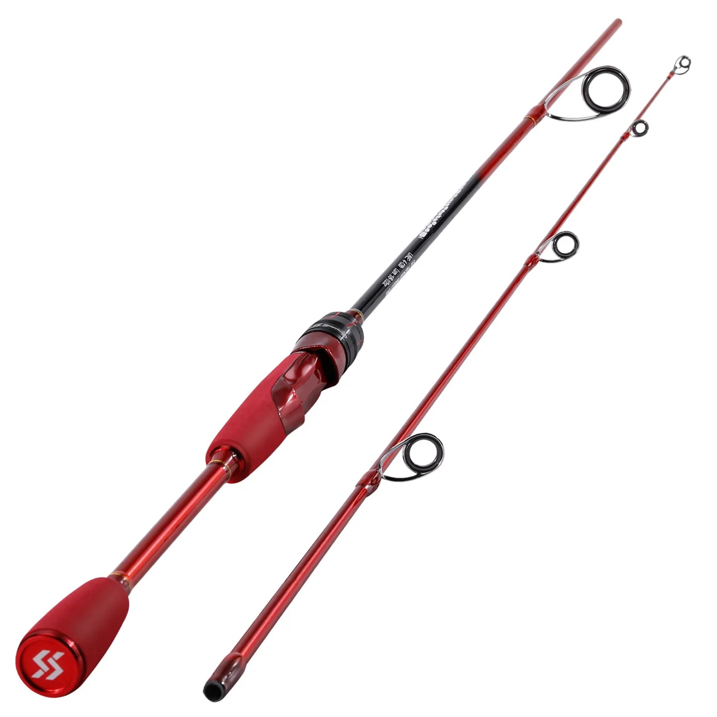 2 Sections 1.98m Fishing Rods IM7 Graphite Spinning Rod Casting Rod Strong Quality casting Rod with Super Polymer Handle