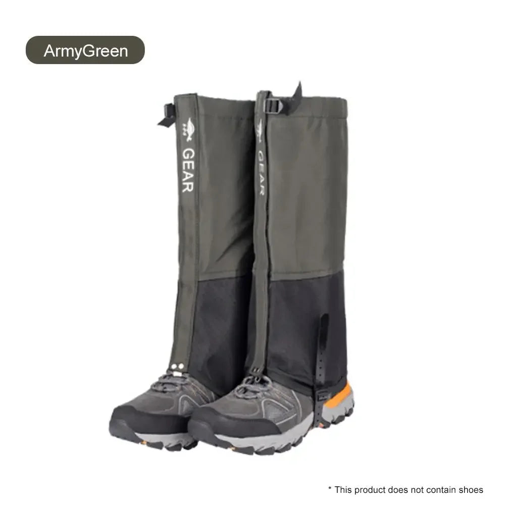 Waterproof Leg Gaiters for Hiking Snake Hunting Climbing Camping Tourist Foot Cover