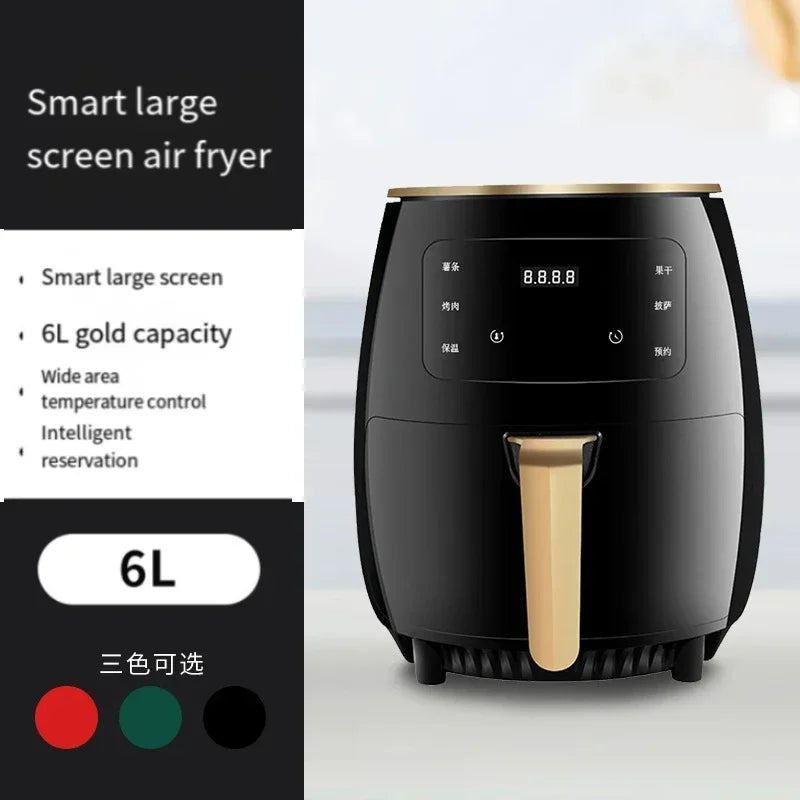 New Air Fryer Household Large Capacity French Fry Machine Multifunctional Electric Fryer