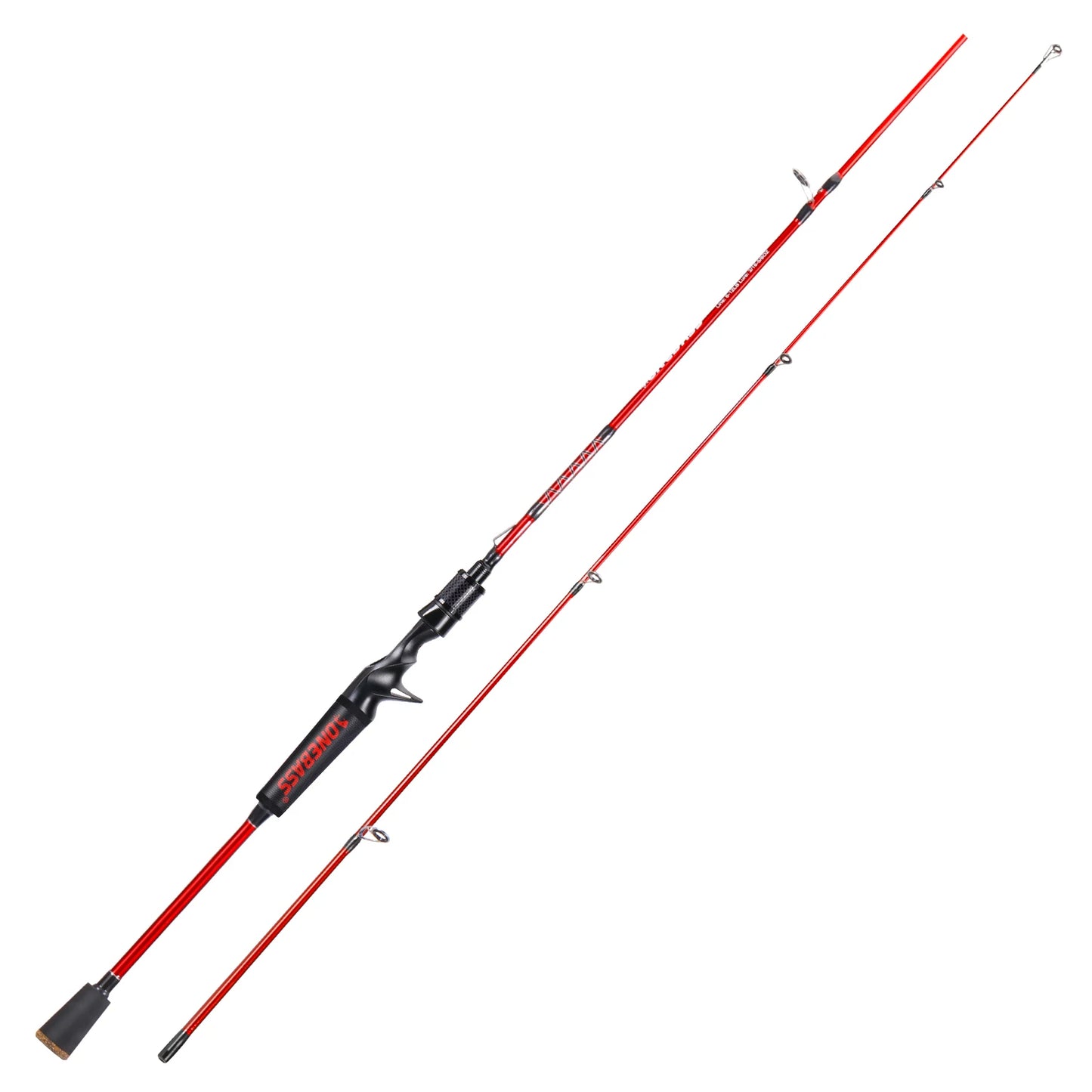 2 Sections 1.98m Fishing Rods IM7 Graphite Spinning Rod Casting Rod Strong Quality casting Rod with Super Polymer Handle